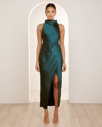 Birdie High Neck Gown