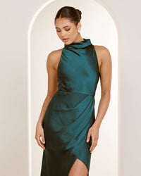 Birdie High Neck Gown