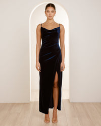 Ria Cowl Neck Maxi Dress