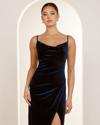 Ria Cowl Neck Maxi Dress