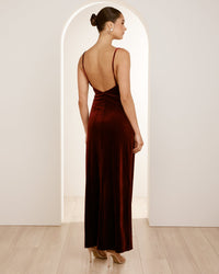 Ria Cowl Neck Maxi Dress