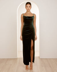 Ria Cowl Neck Maxi Dress