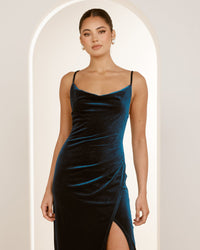 Ria Cowl Neck Maxi Dress