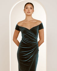 Ashton Off Shoulder Gown