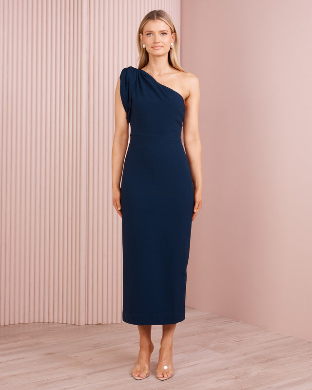 Riley One Shoulder Midi Dress