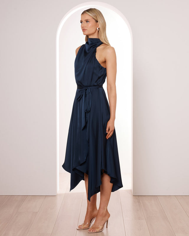 Renata Cowl Neck Midi Dress