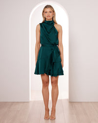Nadia Cowl Neck Mini Dress