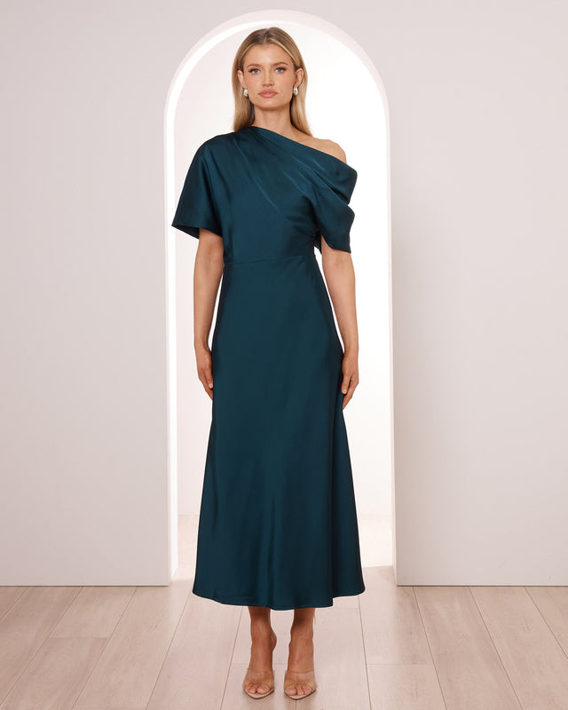 Maddy Off Shoulder Midi Dress