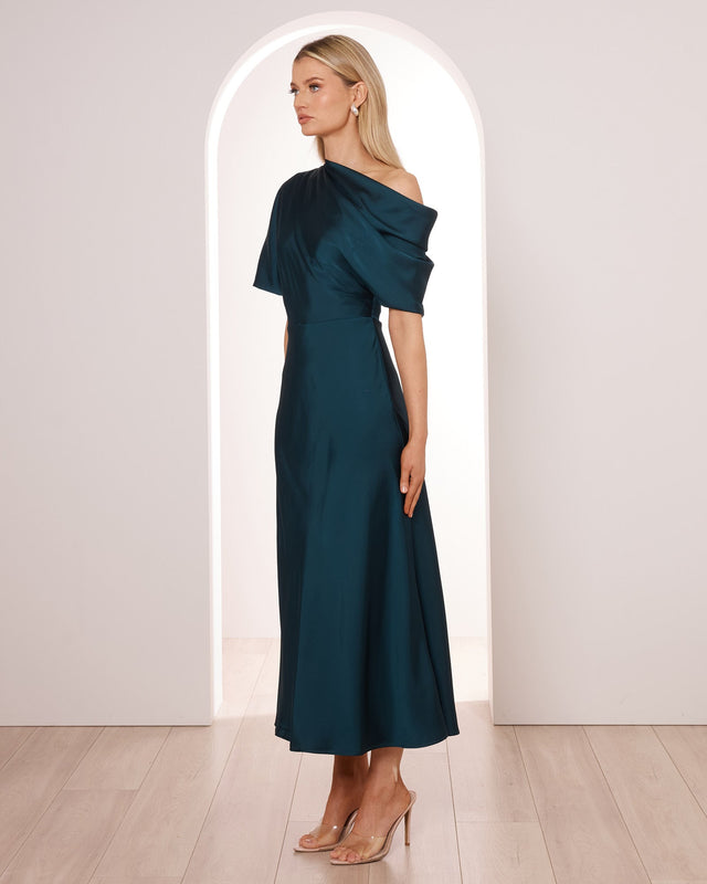 Maddy Off Shoulder Midi Dress
