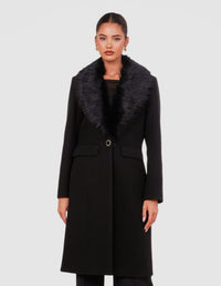 Olsen Fur Collar Coat