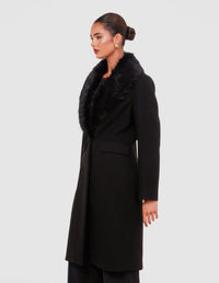 Olsen Fur Collar Coat