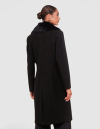 Olsen Fur Collar Coat