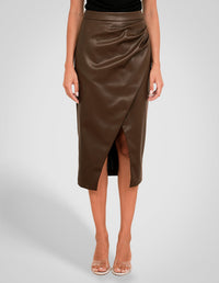 Sarai Vegan Leather Skirt