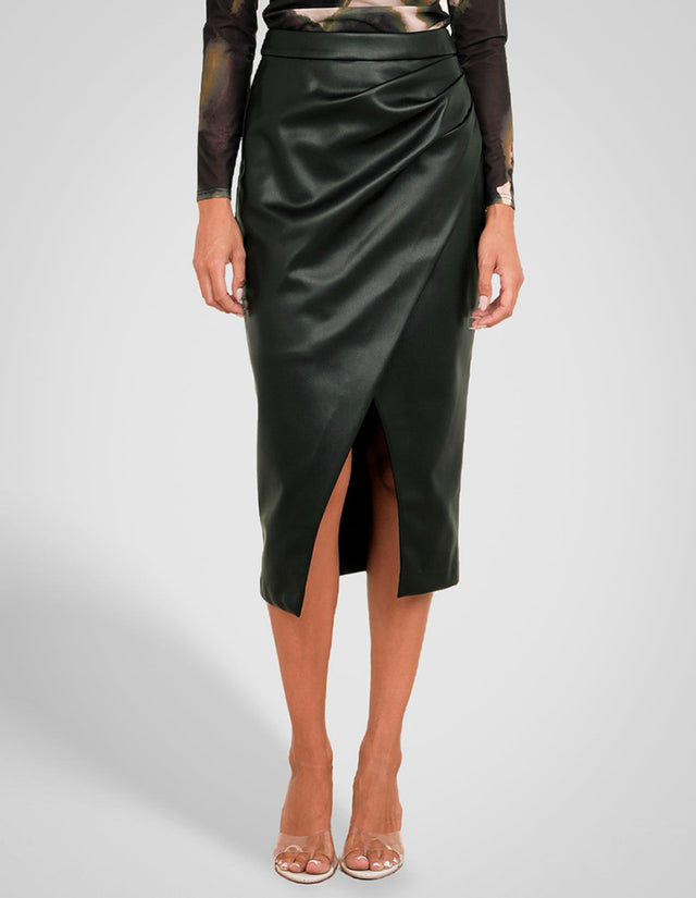 Sarai Vegan Leather Skirt