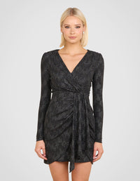 Xiana V-neck Mini Dress