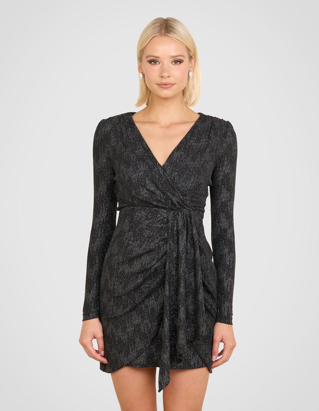 Xiana V-neck Mini Dress