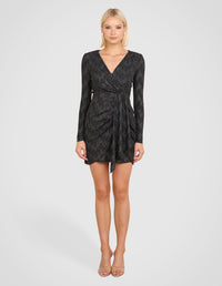 Xiana V-neck Mini Dress