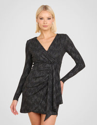 Xiana V-neck Mini Dress