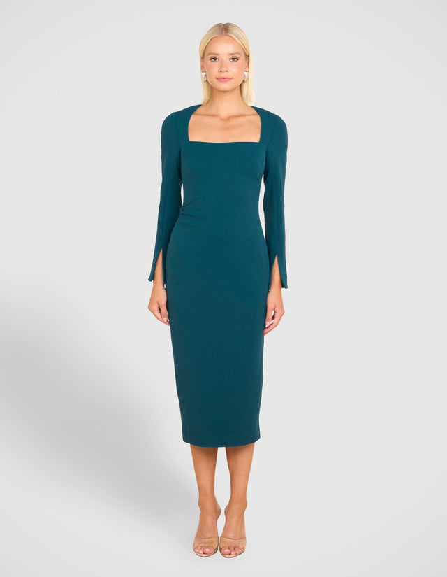 Essy Long Sleeve Midi Dress