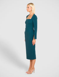 Essy Long Sleeve Midi Dress