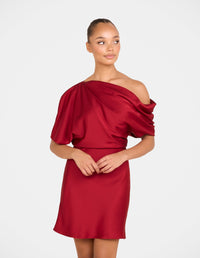 Edna Off Shoulder Mini Dress