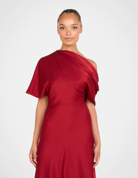 Agatha Off Shoulder Midi Dress