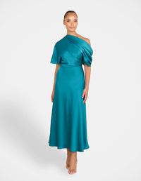 Agatha Off Shoulder Midi Dress