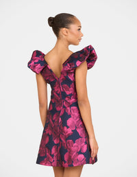 Helen V-neck Mini Dress