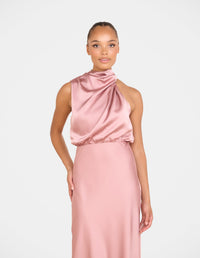 Dominic High Neck Midi Dress