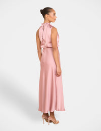 Dominic High Neck Midi Dress
