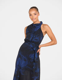 Roma High Neck Maxi Dress