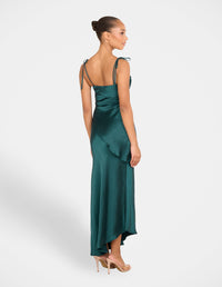 Helene Asymmetric Maxi Dress