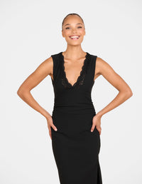 Tania Lace Front Maxi Dress