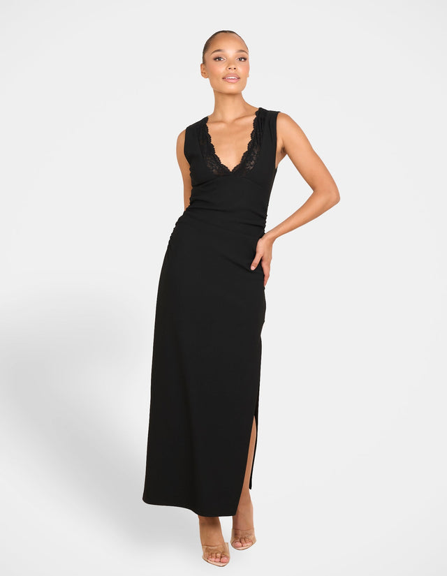 Tania Lace Front Maxi Dress