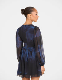 Roula Deep V-neck Mini Dress