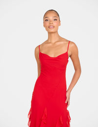 Faithful Frill Maxi Dress