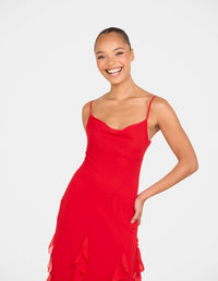 Faithful Frill Maxi Dress