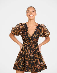 Paloma Puff Sleeve Mini Dress