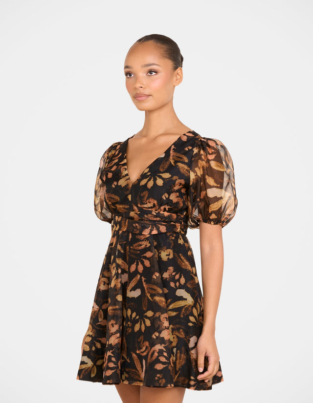 Paloma Puff Sleeve Mini Dress