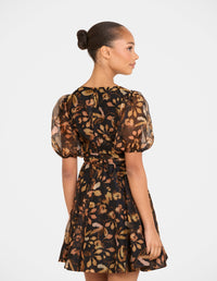 Paloma Puff Sleeve Mini Dress