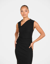 Onyx Sleeveless Maxi Dress