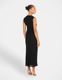 Onyx Sleeveless Maxi Dress
