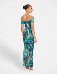 Brit Off Shoulder Maxi Dress