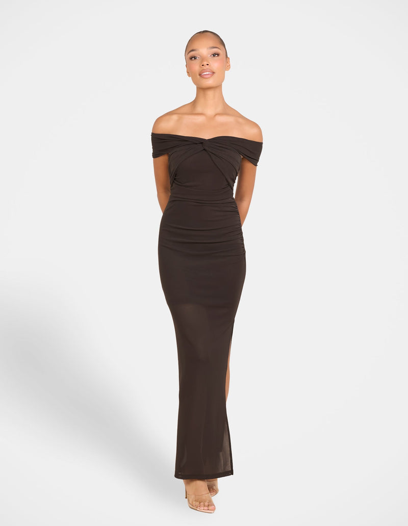 Rohdia Off Shoulder Maxi Dress