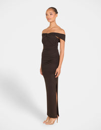 Rohdia Off Shoulder Maxi Dress