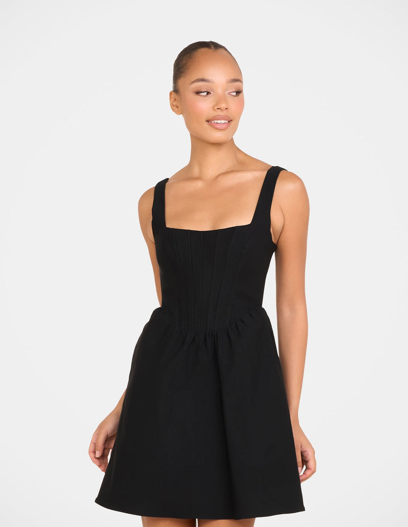 Anna Corset Style Mini Dress