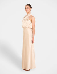Tate High Neck Gown