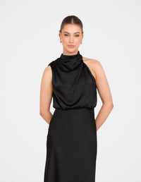 Tate High Neck Gown
