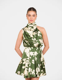 Dhaka Frill Hem Mini Dress
