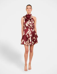 Isadora Frill Hem Mini Dress